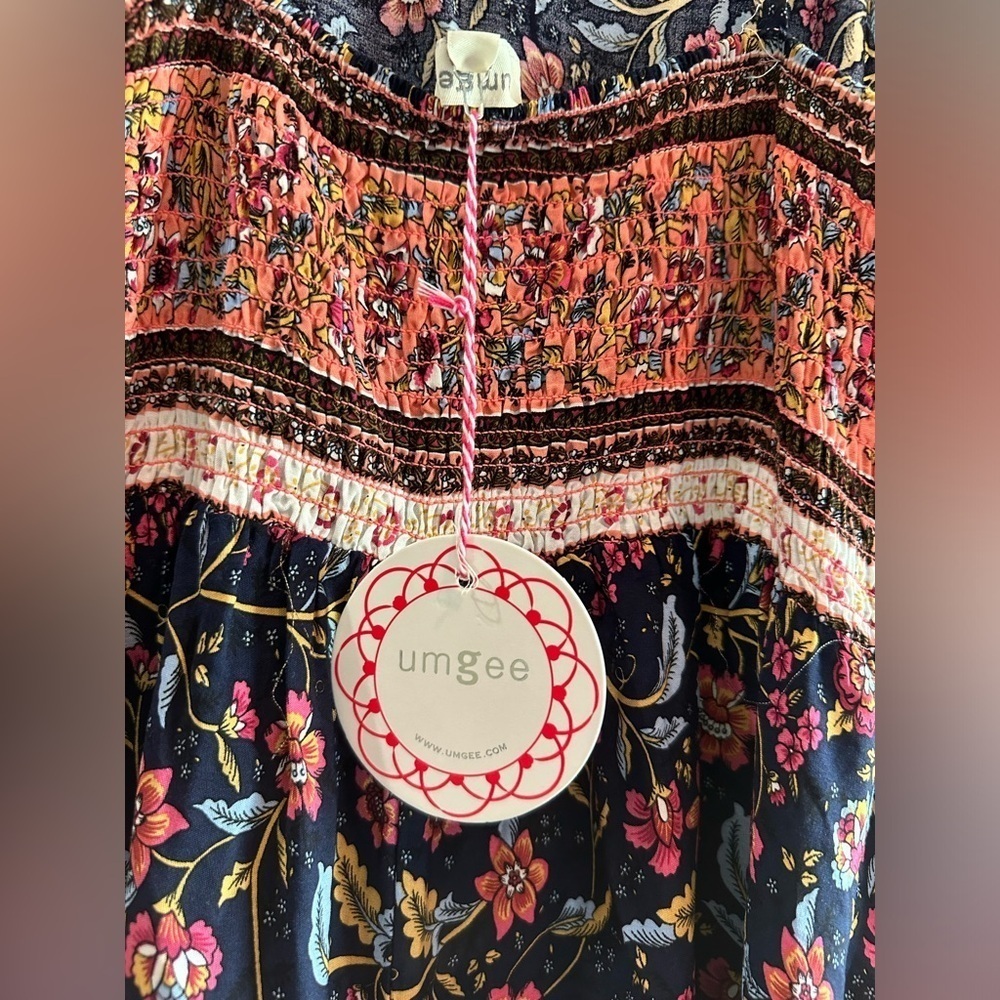 NWT Umgee Women’s Large Dress boutique floral maxi - Picture 13 of 15
